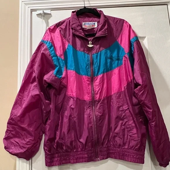 Retro Athletic Wear, Vintage 1990s Jordache Sport Windbreaker, Size M - Picture 4 of 6